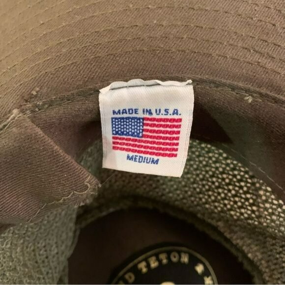 Grand Teton National Park wide brimmed hat olive green medium - Picture 8 of 9